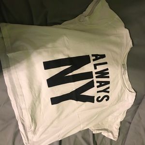 Zara cropped t-shirt